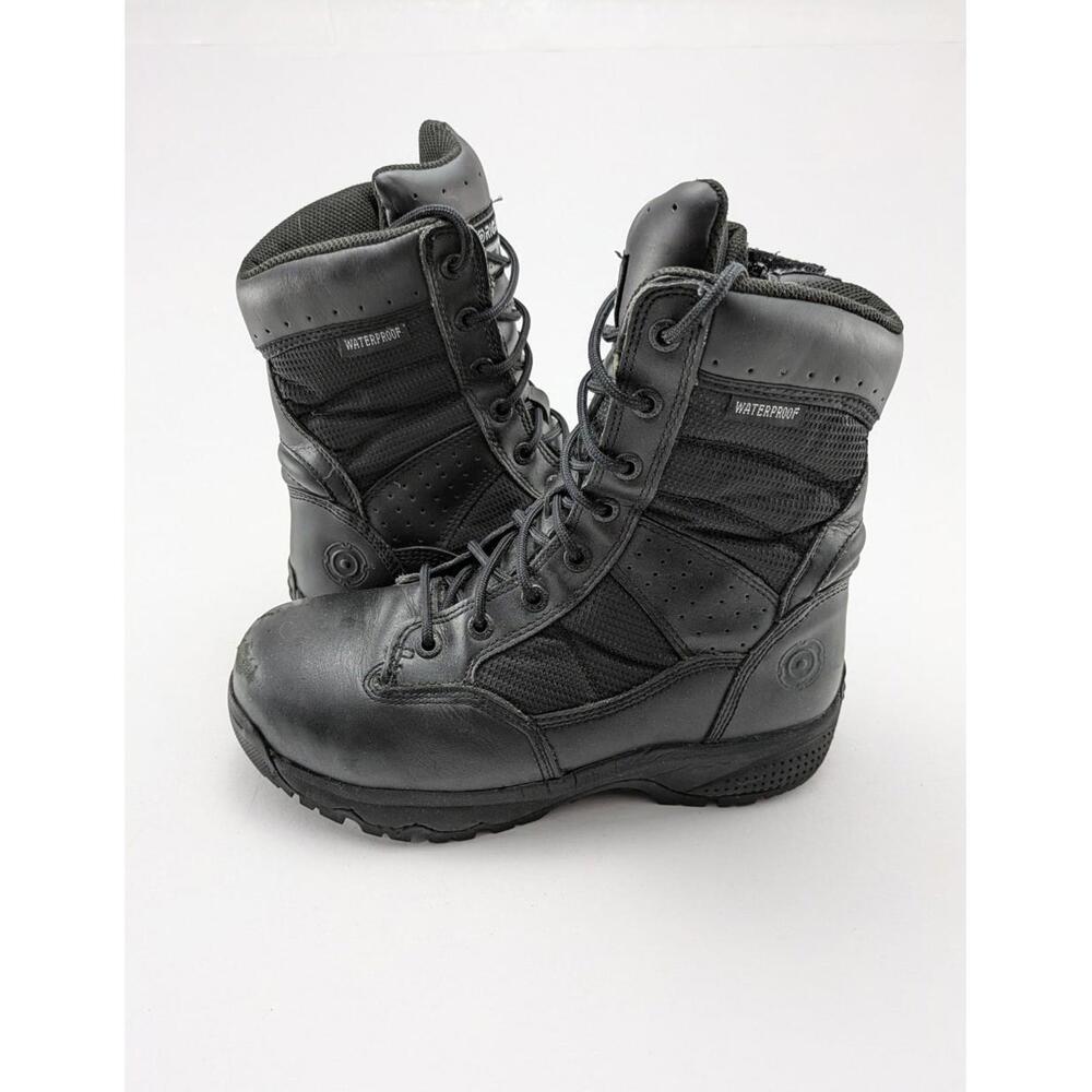 Mens Original S.W.A.T Metro 9" WP SZ Safety Tactical Black Boots 129101 Size 5.5